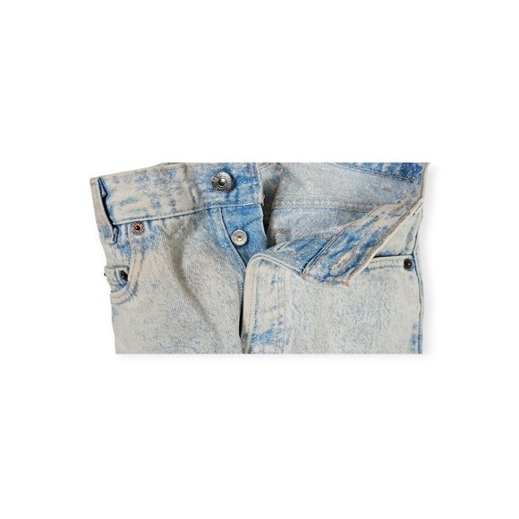 Vintage Levi's W26 L30 Acid Wash Jeans - High Rise 501s (Estimated) - Picture 6 of 11